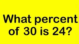 NTS gat general past paper question| HEC HAT- NTS Nat question| What percent of 30 is 24?