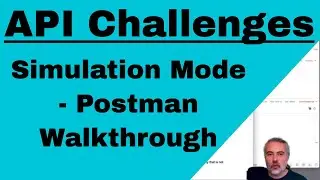 API Challenges Simulation Walkthrough using Postman