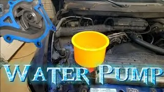 Dodge Ram 3.9 and 5.9 water pump replacement.
