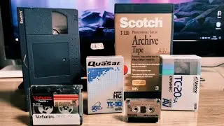 📼 Кассеты VHS / VHS-C / Data Cartridge - Victor / Quasar / Philips / Scotch / Verbatim / ВК