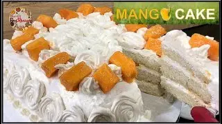 Mango cake I Cake Recipe I Cake I Super soft Mango Vanilla cake I Easy cake I Sarah's Ezy Recipe