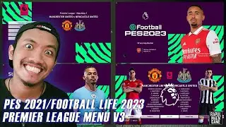 PES 2021 NEW PREMIER LEAGUE GRAPHIC MENU V3 - PES 2021 INDONESIA