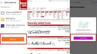 How To Add Fonts in Picsart | ZArchiver