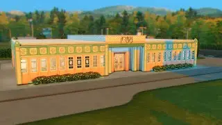 High School Auditorium - Sims 4: High School Years Speedbuild (No CC)