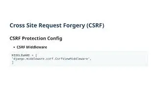 Ultimate Django Security Cheat Sheet Course: Protect Your Applications!