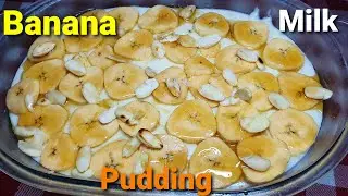 Banana Milk Pudding/how to make banana milk pudding