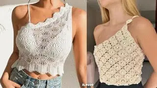 Интересные топы спицами,крючком на лето - идеи- knitting