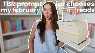 TBR prompt jar chooses my reads for february! 🫙✨ *February TBR*