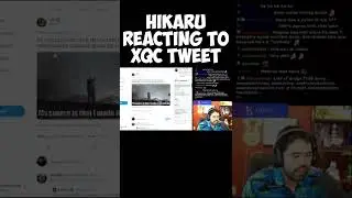 Hikaru reacting to XQC's Tweet