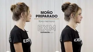 TUTORIAL EXTENSIONES, cómo colocar un recogido preparado.