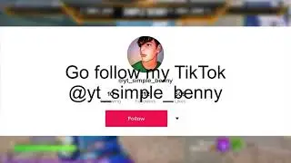 Follow my tiktok! Thanks!!! :)