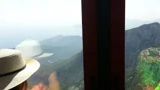 Гора Тахталы 2020. Висим над пропастью. - Mount Tahtali 2020. We hang over the abyss.