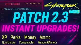 Cyberpunk 2077 Patch 2.3: UNLIMITED Money + Ammo + Attributes + Perks & More INSTANTLY (No Farming)