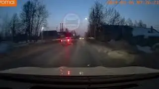 Переворот в воздухе. Утро не задалось. Скользко!