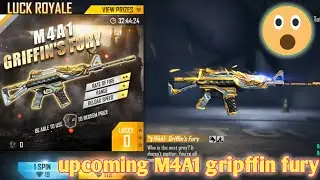 free fire M4A1 skin 2021 | M4A1 new event | M4A1 GRIFFIN FURY back