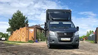 Работа на Газели некст. перевожу плитку