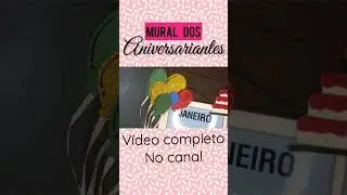 Mural dos aniversariantes