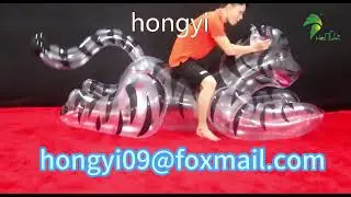 Hongyi Inflatable Transparent Tiger Toy