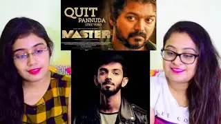 Master - Quit Pannuda Lyric REACTION | Thalapathy Vijay | Anirudh Ravichander | Mr. & Mrs. Pandit