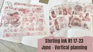 Sterling Ink (N1) Plan with me - 7 23 JUNE - Vertical planning