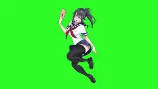 Ayano Aishi Yandere Simulator Green Screens