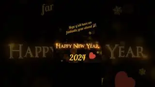 Happy New Year/New year status 2024