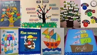 Easy ideas for class room and school wall decoration