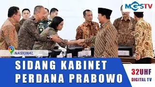 PERISEN PRABOWO GELAR SIDANG KABINET PARIPURNA PERDANA