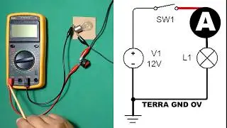 02 ELETRÔNICA básica – CIRCUITO ELÉTRICO simples COMO MEDIR TENSÃO e CORRENTE