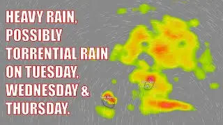 Cyclone Candice: Torrential Rain possible Tuesday to Thursday in Mauritius