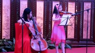 Canon in D Major; Kanon und Gigue - Violin and Cello duet (Katerina and 张蕾) 2012-7