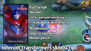 Johnson transformers skin script 2021 natan patch | 101 working skin script no password
