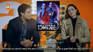 Beautiful Happy New Year wishes from Şükrü Özyıldız & Büşra Develi ~ New Turkish drama 