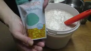 Feeding puppies at the age of 1 month. P-K 
