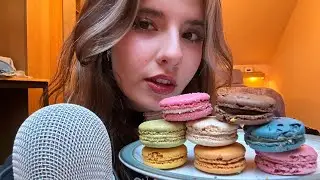 [ASMR] EATING MACARONS (eating sounds)