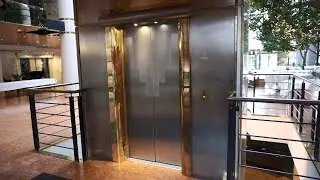Beautiful scenic 1992 KONE M traction elevator @ Scandinavian Trade Building, Allerød, Denmark