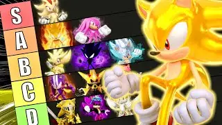 Ranking EVERY Super Form/Transformation In Sonic The Hedgehog History!