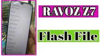 |RAVOZ Z7 Flash File | RAVOZ Z7 Firmware| 100% working By GSM Unlock Pro