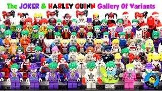 Lego Joker & Harley Quinn Gallery of Variants Official Knockoff Custom & MOCs Minifigure Collection