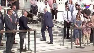 LIVE Trump visits Arlington cemetery