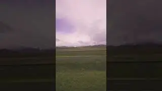 Jamaican trucker driving in a storm