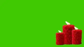 Rose Candle Green Screen Background !! Burning Candle Flame Chroma Key Effects !! No Copyright