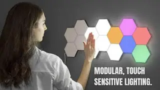 Hexagon Wall Light Panels – Touch and Remote-Controlled RGB Lighting