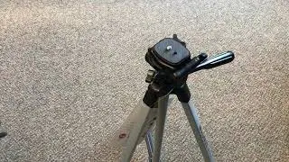 Setting up your webcam on the tripod