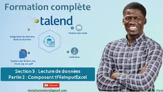 Reading an Excel file (tFileInputExcel component) – Talend Data Integration #11