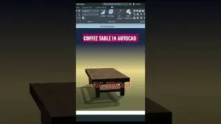 coffee table in autocad 