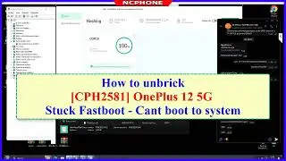 How to Unbrick OnePlus 12 CPH2581 Stuck Boot Loop - Lost Fastboot - Lost Recovery