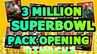 3 MILLION SUPER BOWL PACK OPENING!!! DThackz