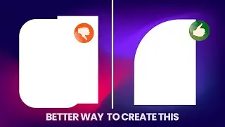 How To Easily Bend the CORNERS OF SHAPES in Photoshop