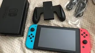 Распаковка Nintendo Switch + Animal Crossing new Horizons